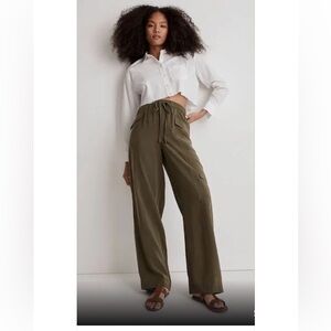 Madewell cargo drawstring pants, sz M